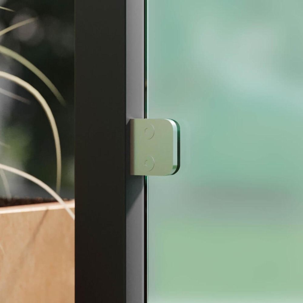 Glashalter und Pfosten