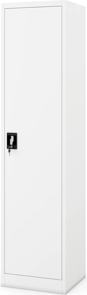 Aktenschrank Büroschrank Stahlschrank weiß  185x45x40