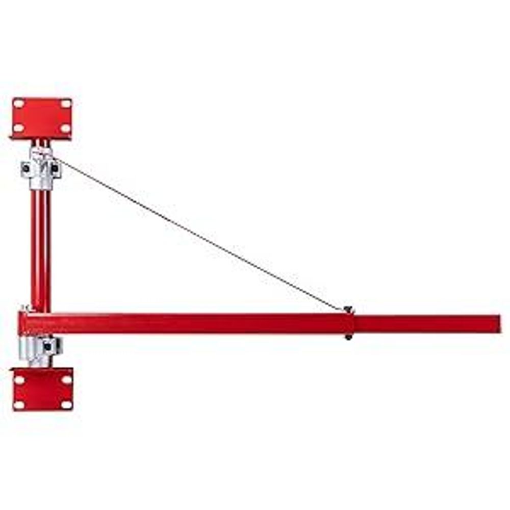 TEENO Bras de support de palan électrique, Capacité de Charge 200-800 kg,Treuil câble Fixation orientable Accessoire Levage Potence, Bras de Levage
