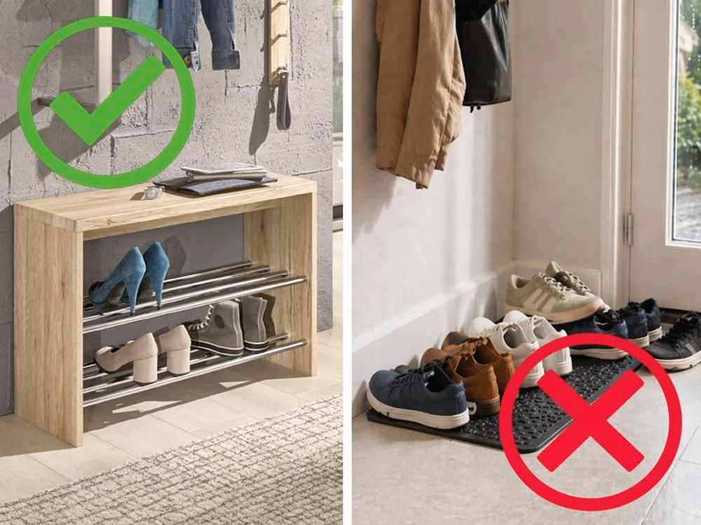 Schluss mit Schuhchaos – stilvolle Ordnung für Ihren Eingangsbereich!