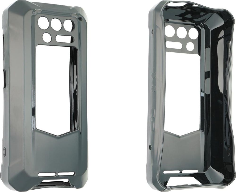 caseroxx Schutz-Hülle TPU-Hülle kompatibel mit Oukitel WP100 Titan, Gummi Handy Tasche schwarz