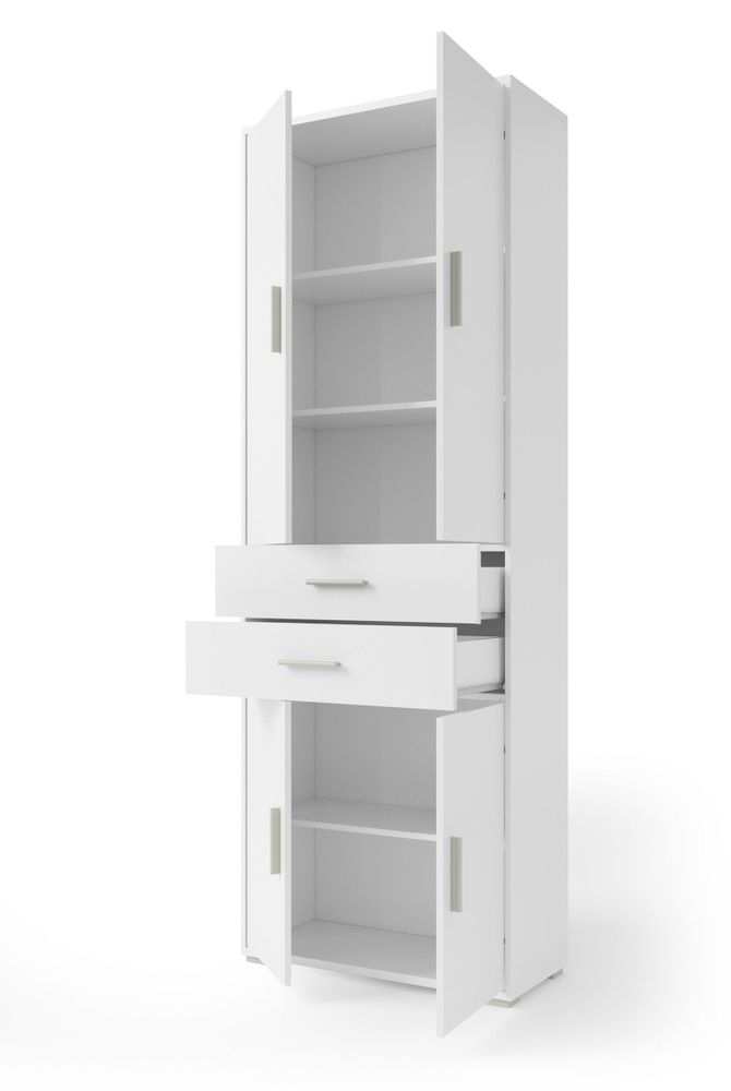 Preisbrecher Clermont Aktenschrank – Aktenschrank mit 2 Schubladen und 4 Türen