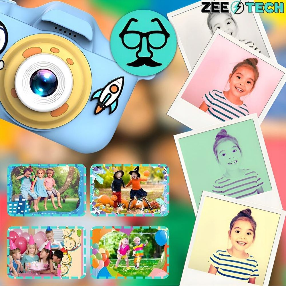 Digitale Kinderkamera 40Mp Spielkamera Mit Spielen + 32Gb Karte