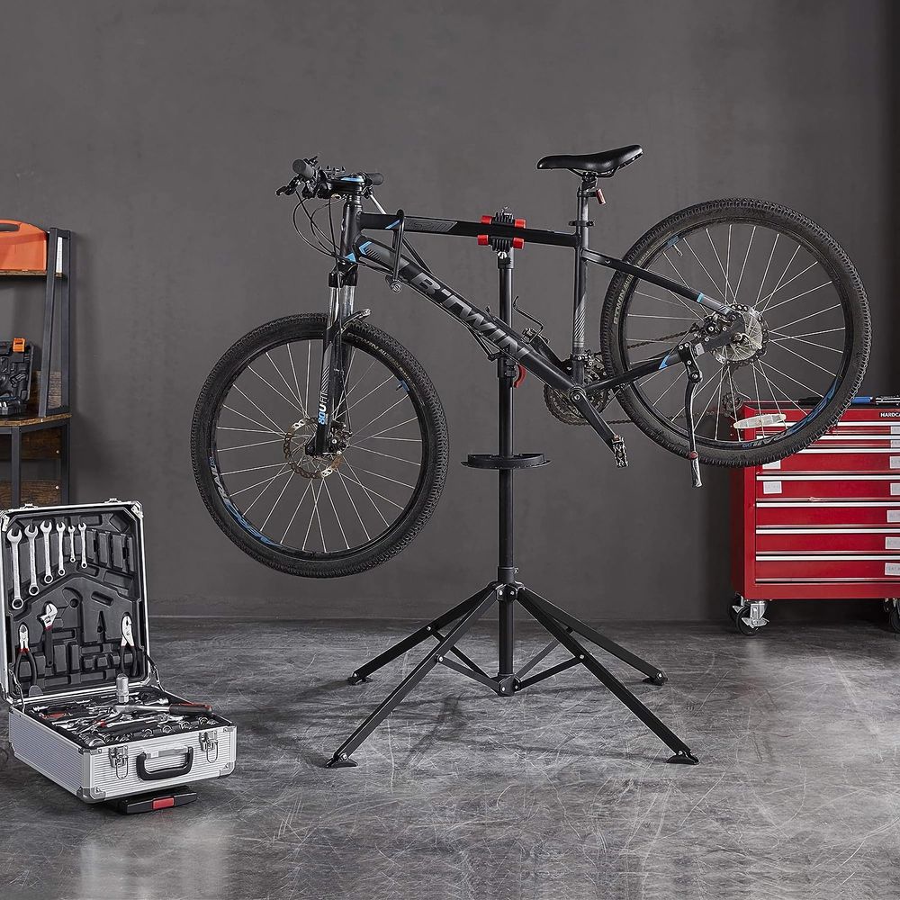 Montageständer Reparaturständer Fahrrad Ständer höhenverstellbar 30 kg Werkzeugständer Verstellbar Bike Träger, Retoo