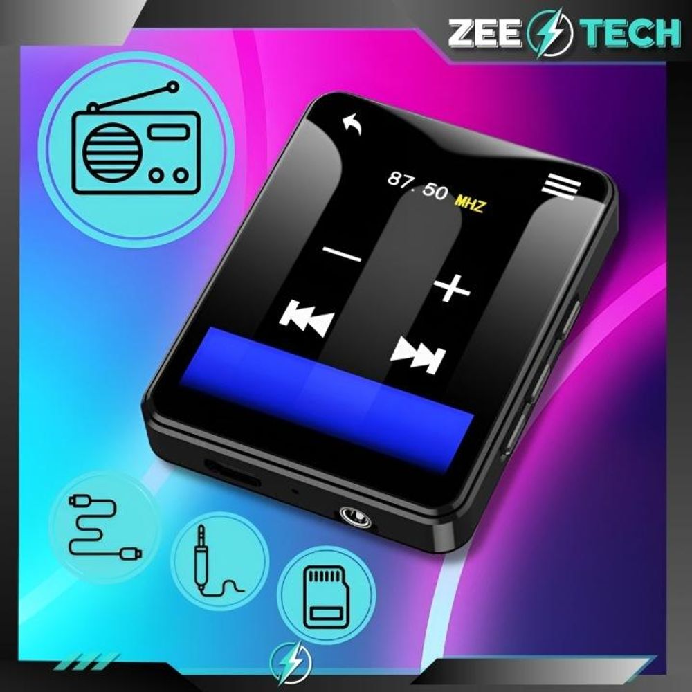 Mp3 Mp4 Player 32Gb Bluetooth Lautsprecher Radio Diktafon Kopfhörer