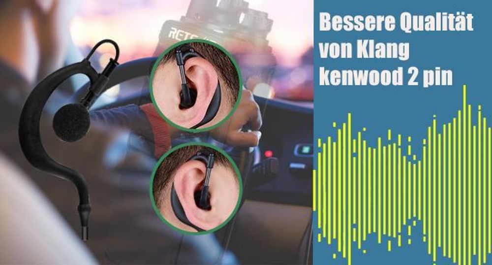 Retevis RT24 Funkgeräte set, Walkie Talkie mit Headset, PMR446, 16 Kanäle CTCSS/DCS, Funkgerät mit Headset, Two Way Radio für Shule, Sicherheit, Baustelle, Nothilfe usw.(10 Stück)