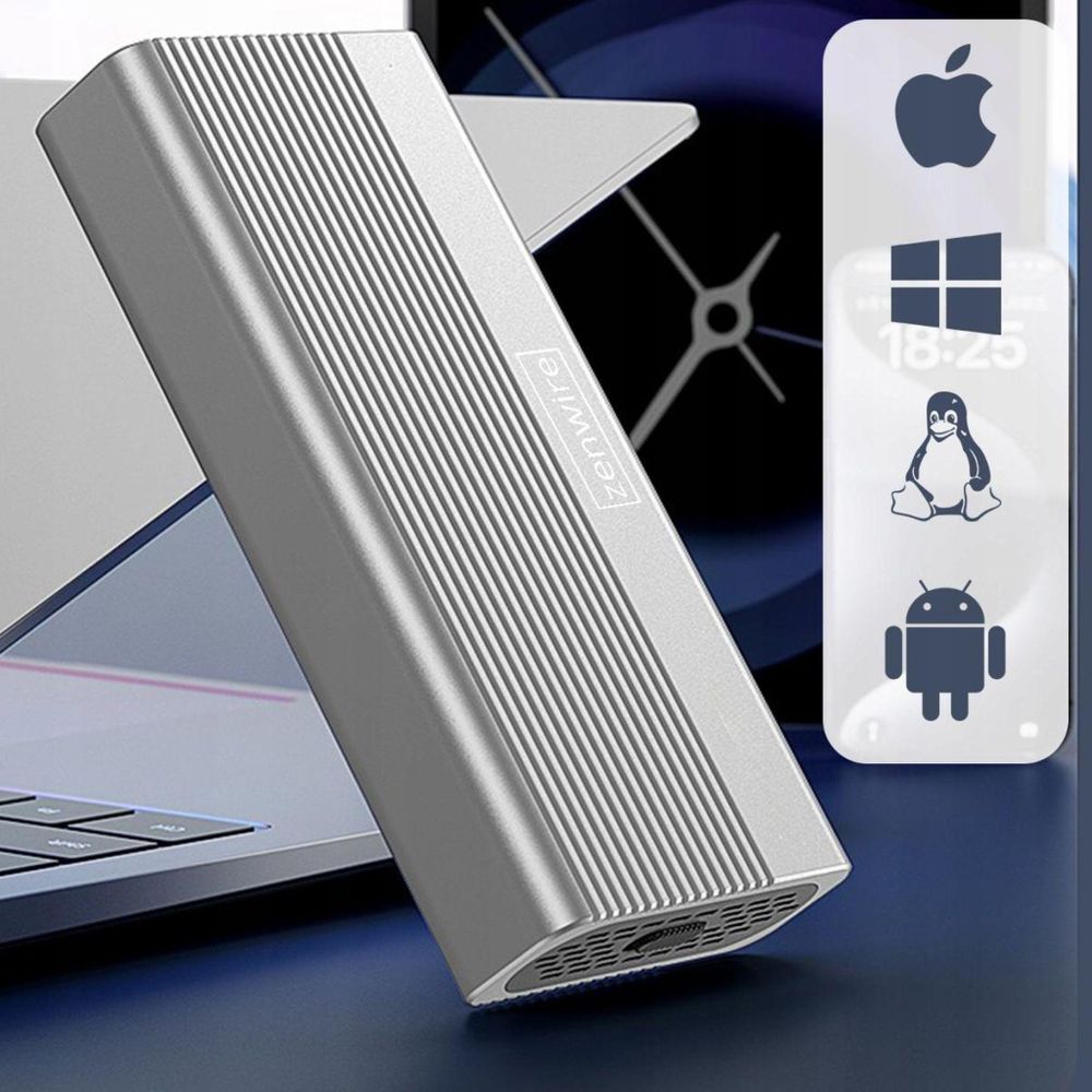 Obudowa SSD - M.2 NVME Pcie USB-C 4.0 - Wnęka na dysk M2 Thunderbolt 4 40 GB/s - Adapter SSD - HUB