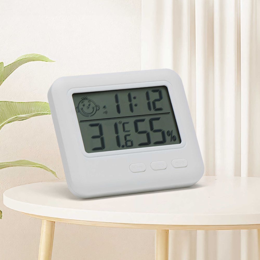 Thermometer Hygrometer Digital LCD Sensor Temperatur Thermo-Hygrometer Luftfeuchtigkeit Raumthermometer Babyzimmer Wohnzimmer Büro Kühlschrank Retoo