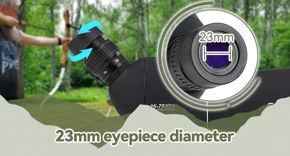 Dalekohled Svbony SV28, 25–75×70 mm, se stativem, hranol BAK4, objektiv FMC, pro pozorování ptáků, sportovní střelbu, lov, monokuláry, dalekohledy, černá barva