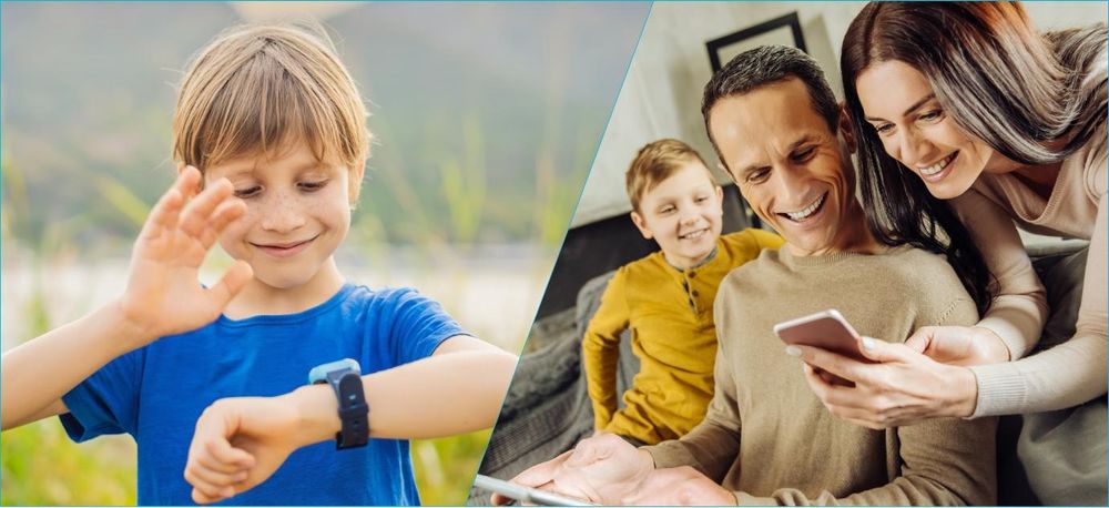 Forever Kinder Smartwatch für Mädchen WiFi Kids See Me! 3 KW-320 Rosa, GPS, IP65, Schrittzähler, Anrufen