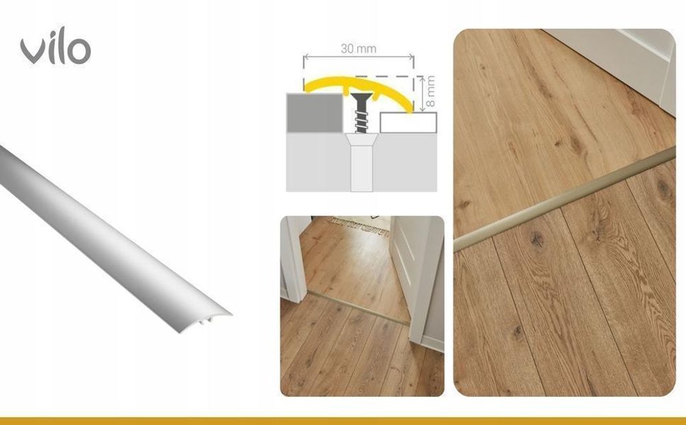 VILO Verbinder SVP-18 – Pre plastové panely – Odolný voči poveternostným vplyvom – 1 kus – 3,05 m – Dub