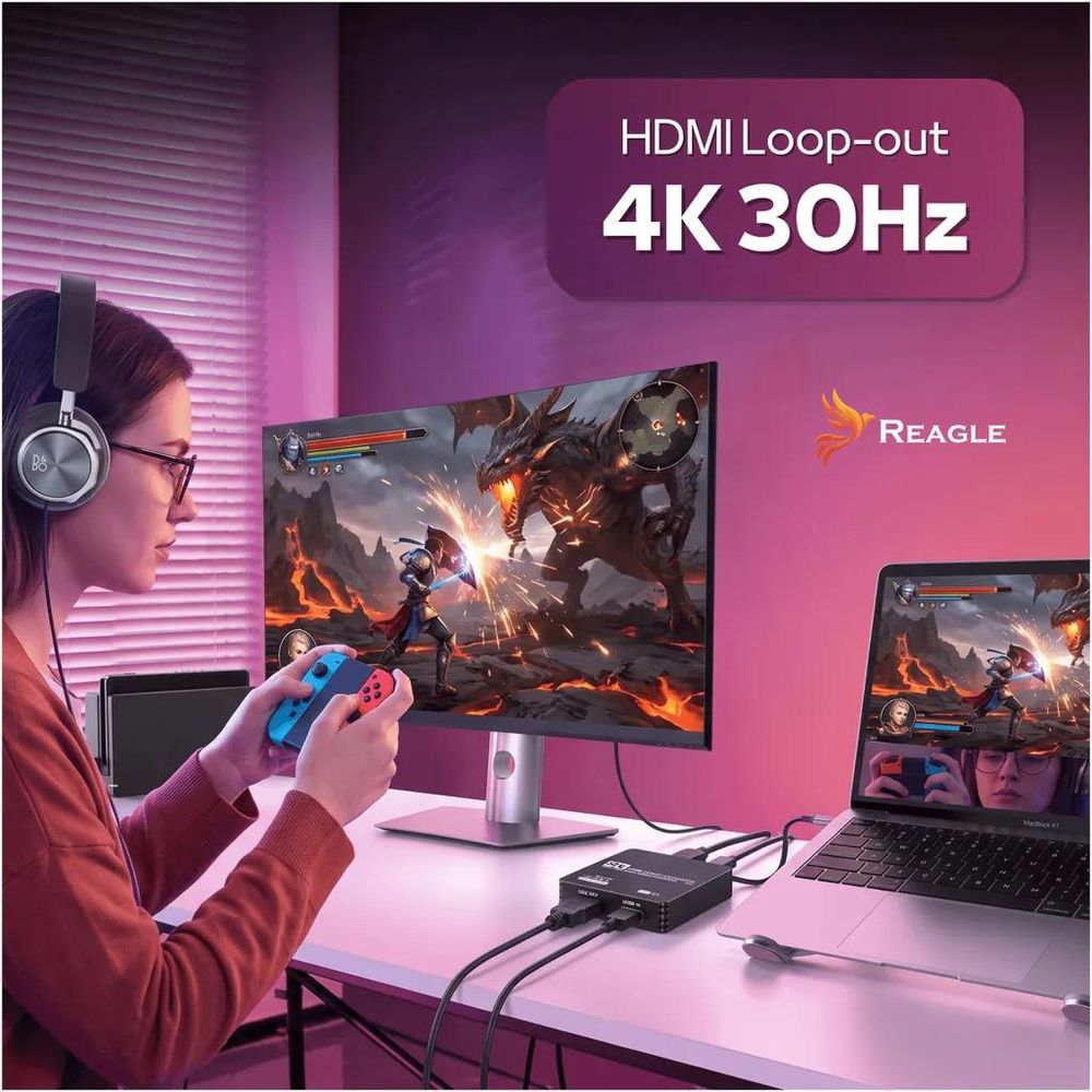 Reagle RYVC7 – HDMI Loop-Out bis 4K bei 30 Hz