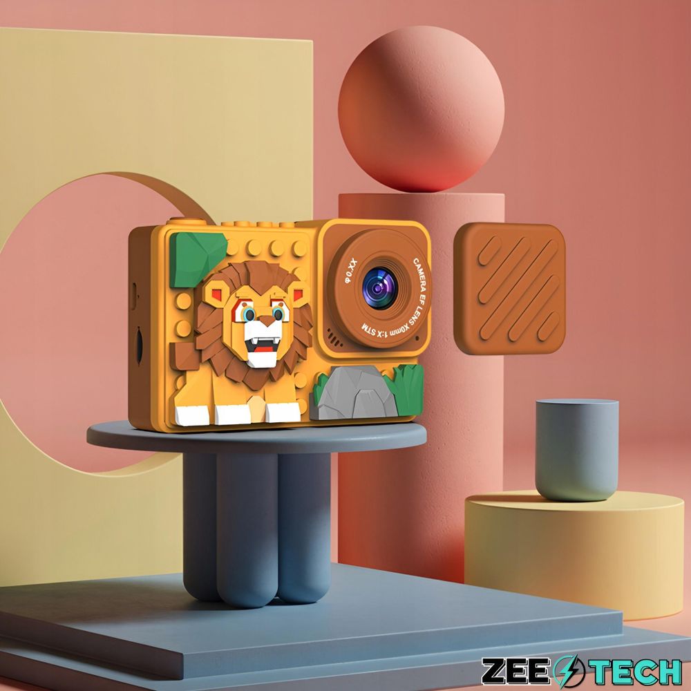 Digitale Kinderkamera 40Mp Selfie-Kamera Spiele + 32Gb Karte