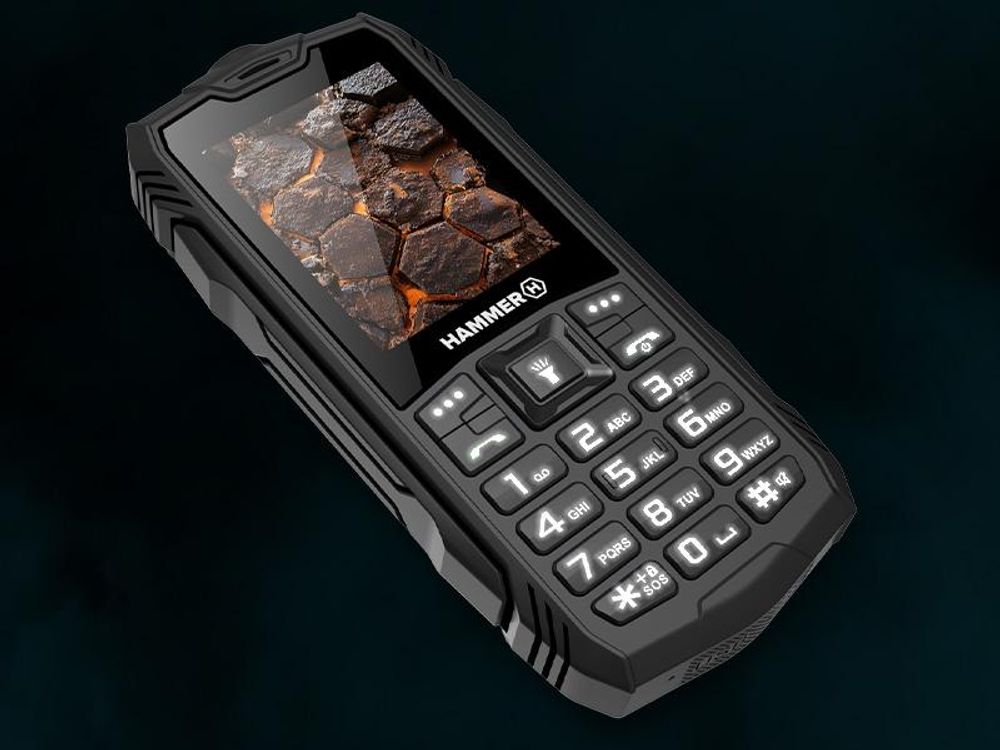 HAMMER ROCK LTE (Black) Dual SIM 2.4" IPS 240x320/128MB/48MB RAM/microSD/LTE