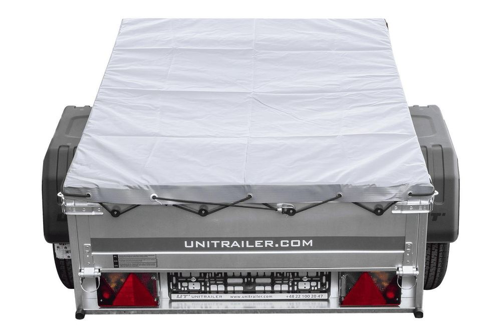 Kleinanhänger für Pkw Garden Trailer 150 KIPP 150x106 cm 750 kg [mit Flachplane, Planenträgern, Stützrad]