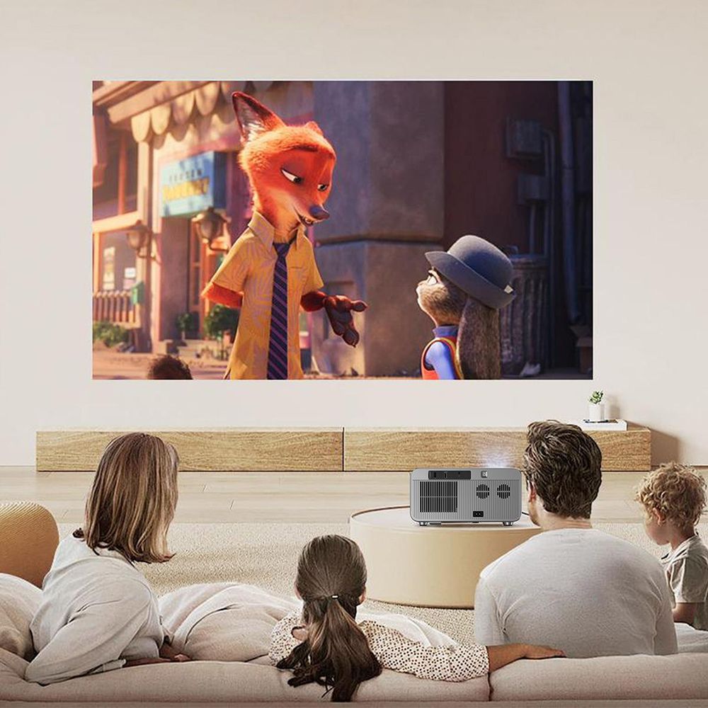 Beamer - Projektor Android Google TV FULL HD 4K - 39000 lm - WiFi 6 - lBluetooth 5.2 - Netflix