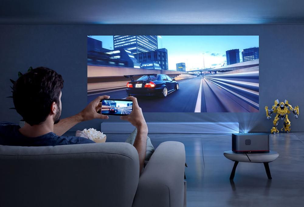 ETOE Whale Pro Beamer: Android TV 14, 1800 ANSI, 1080P, Auto-Fokus, 2.4/5G WiFi, Dolby​