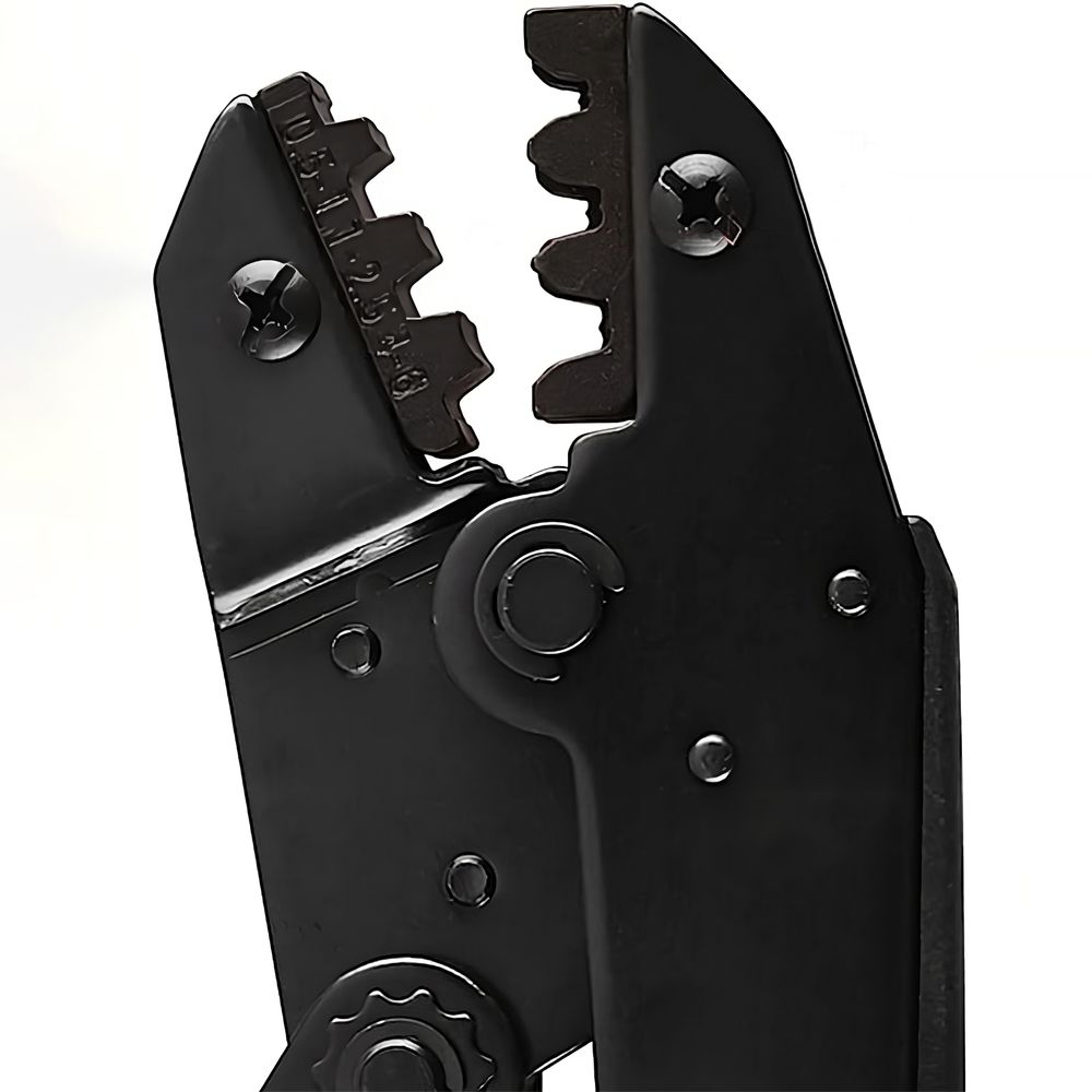 Crimpzange Kabelschuhe Crimp Zange Aderendhülsen Kabelschuhzange für 2,56mm² Kabelschuh Zange für Isolierte Kabelschuhe Solar Kabel Blau Retoo