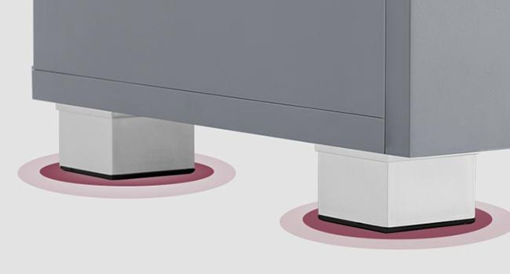 VASAGLE Badezimmerschrank, Badschrank, Badezimmermöbel mit einer Schublade/2 Schubladen, verstellbare Ablagen, offenes Fach