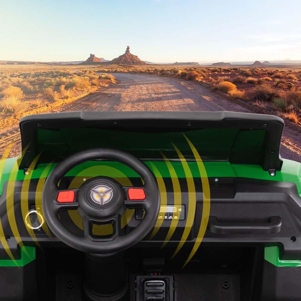 Actionbikes Motors Kinder Elektroauto UTV A730 | Elektrofahrzeug mit Fernbedienung - Kinder Auto elektrisch - Geländefahrzeug - ab 3 Jahren (Grün)
