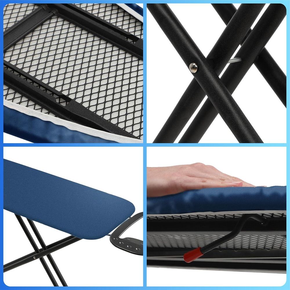 KADAX klappbares Bügelbrett, groß, 120 x 38 cm breit, Standard mit Griff