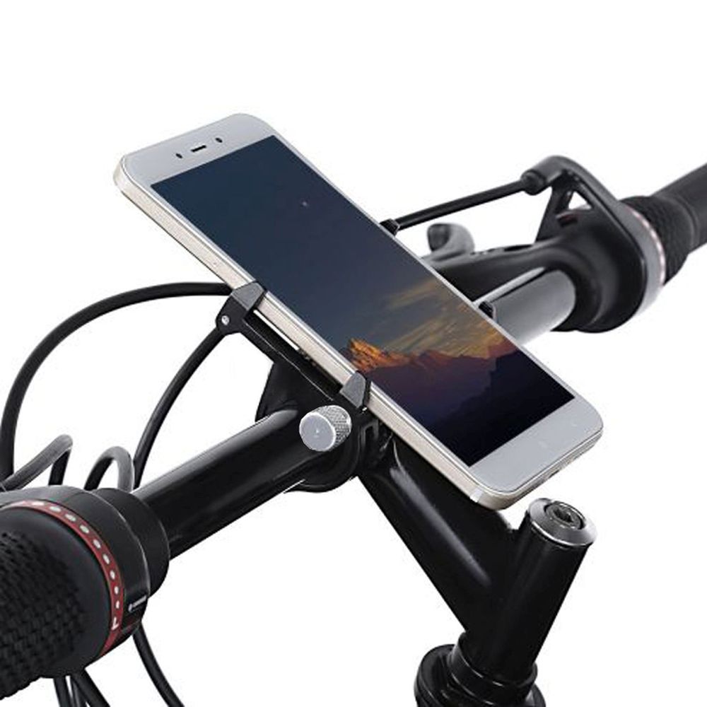 Fahrrad Handyhalterung Aluminium, Universal Handy Halterung mit Schnellspanner, Lenker Drehbar Motorrad Scooter e-Bike für 4.7-7.2" Smartphone Retoo