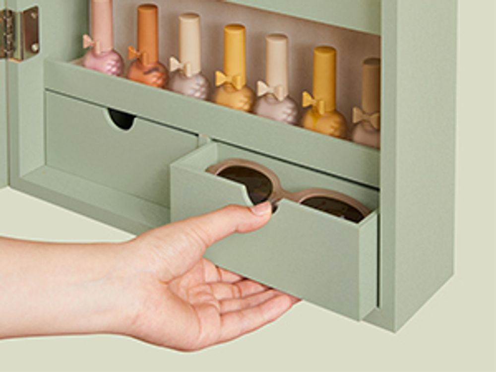 SONGMICS Schmuckschrank mit LED-Beleuchtung, 120 cm hoch, Schmuck-Organizer, abschließbar, Spiegelschrank, Wandmontage, an der Tür aufhängen