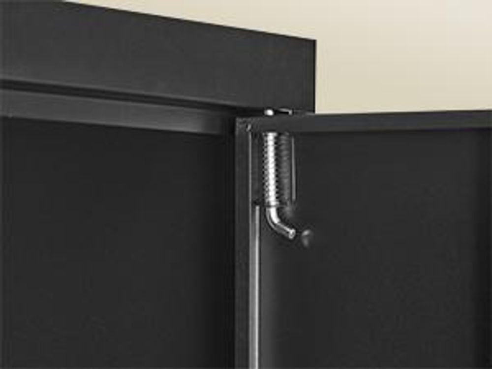 SONGMICS Aktenschrank, Mehrzweckschrank, Büroschrank, 180 cm, 2 Schlösser, verstellbare Ablagen, Aufbewahrungsschrank aus Stahl