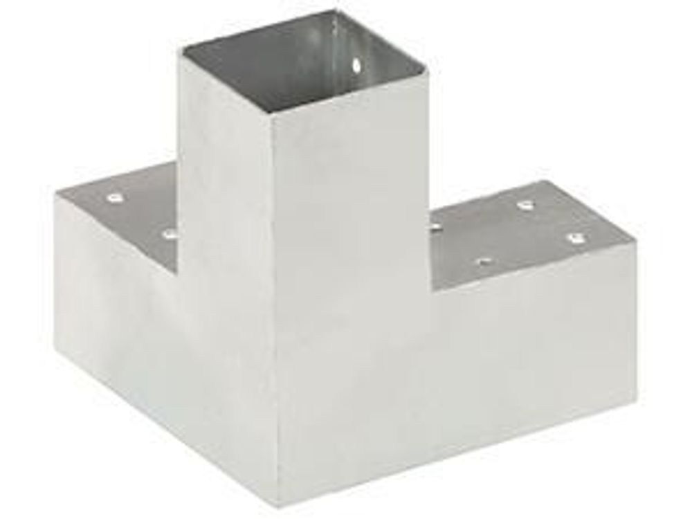vidaXL Pfostenverbinder 4 Stk. Y-Form Verzinktes Metall 71 x 71 mm
