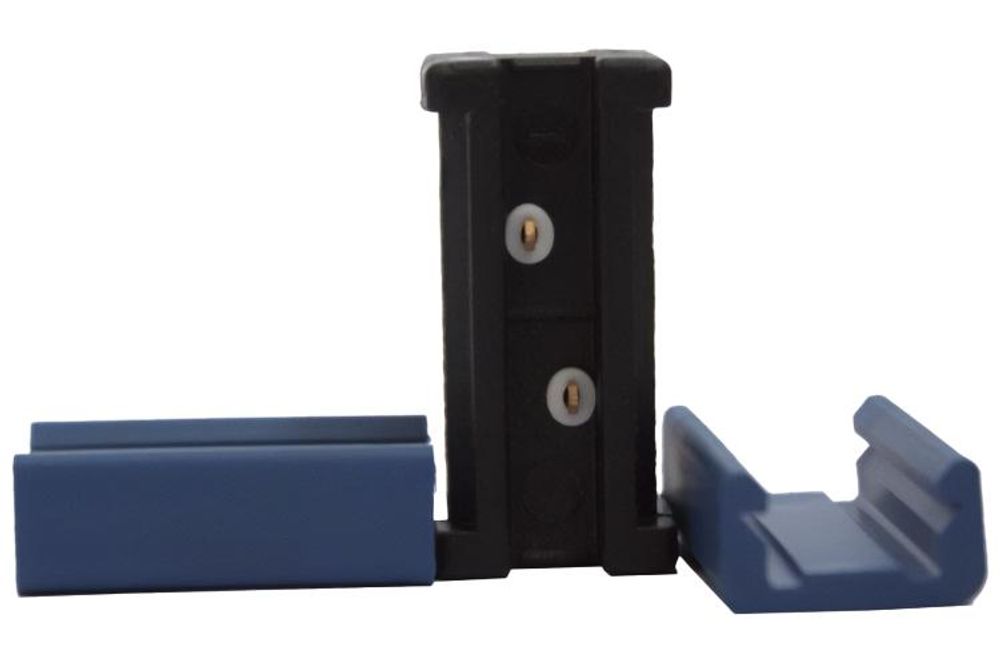 Aspöck DC Verbinder Kontaktaufnahme 12 V DC Schnellverbinder wasserdicht mit 2 Verschlusskappen für Einfunktionsleuchten