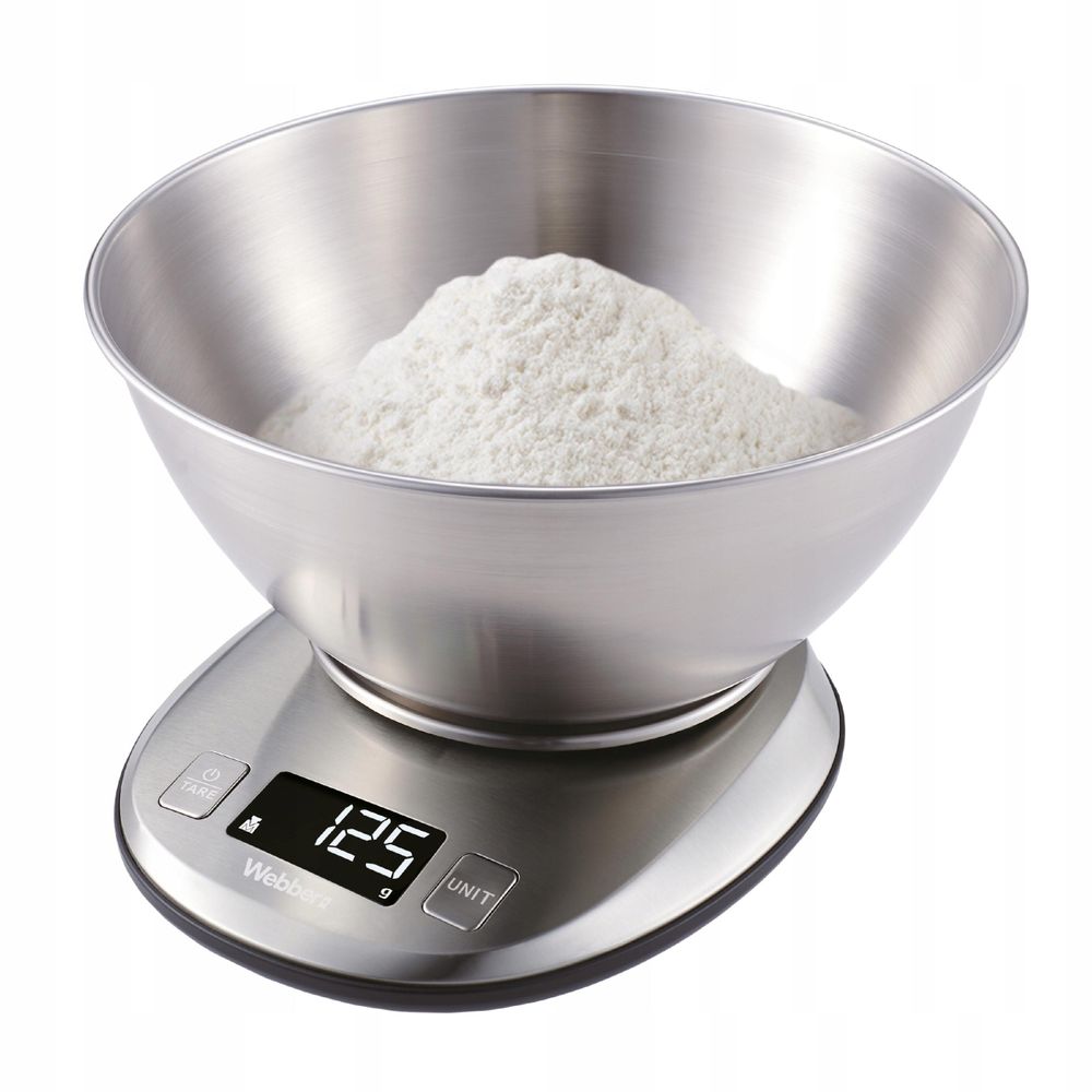 Elektronická kuchyňská váha Webber EK4390H INOX s nerezovou miskou