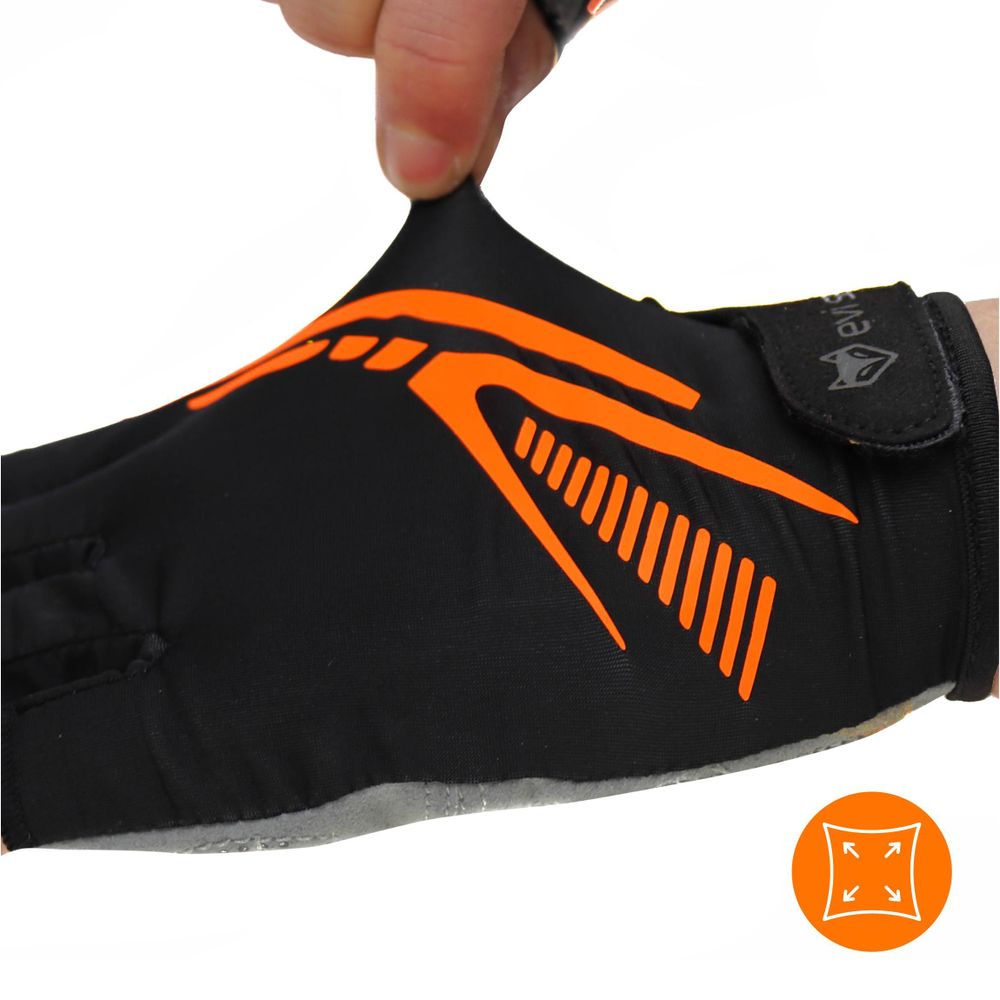 Fahrradhandschuhe L/XL Lange Finger mit Gel-Polsterung, Touchscreen Radhandschuhe reflektierend & atmungsaktiv, EVI BIKE ActiveTouch