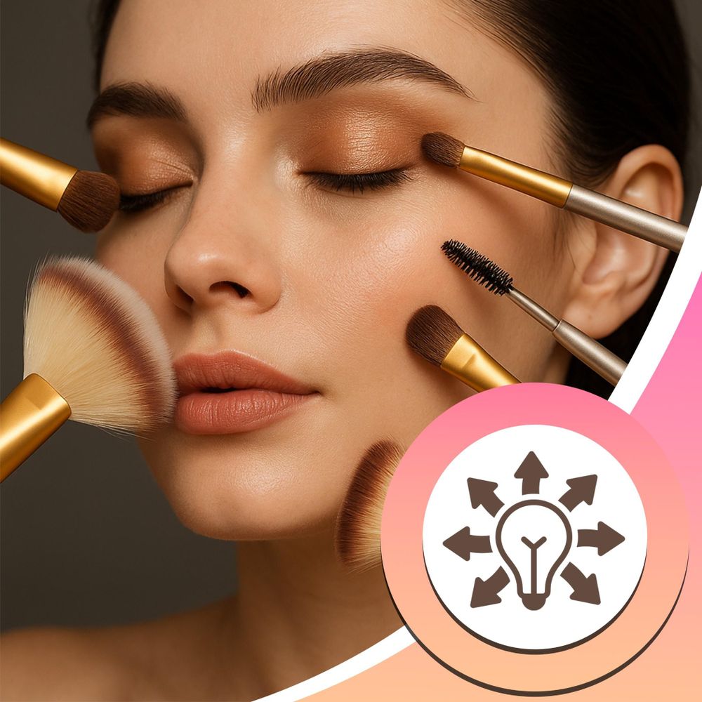 18 teile Professionelle Make-Up Pinsel Pinselset Schminkpinsel Augenbrauen Profi Brush Makeup Set Kosmetik DIY Pinsel Acryl Make Up mit Tasche Retoo