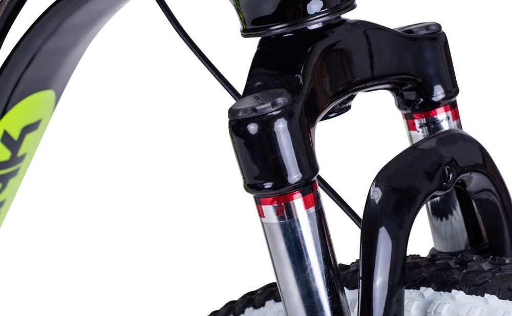 Bergsteiger Kodiak 24 Zoll Kinderfahrrad, geeignet für 8, 9, 10, 11 Jahre, Scheibenbremse, Shimano 21 Gang-Schaltung, Mountainbike mit Vollfederung, Jungen-Fahrrad
