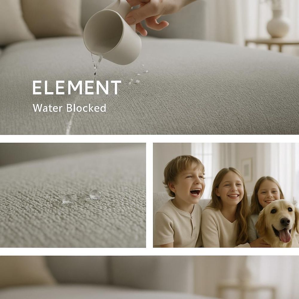 Sofa Magnum U z tkaniną Element – wodoodporna i łatwa w czyszczeniu
