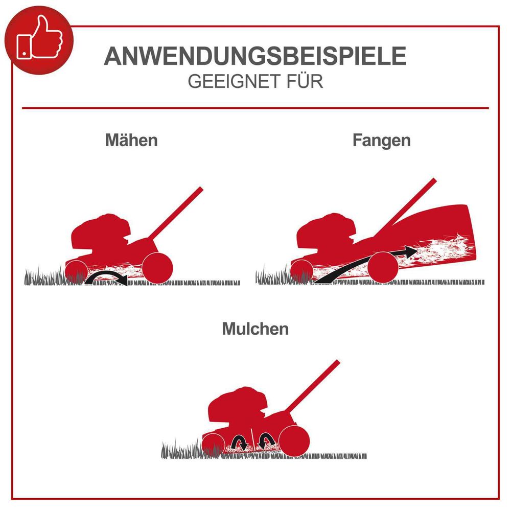Scheppach Benzin Rasenmäher MS225-56 | Radantrieb | 6 PS Motor | 56 cm | 65 L | Höhenverstellung 7 Stufen | Seitenauswurf & Reinigungsfunktion