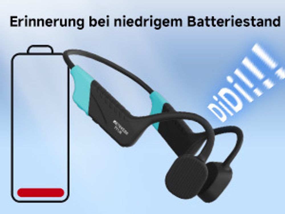 Retekess TT120 Sport Kopfhörer ,Knochenleitung, Schwimmen Headset, IP68 wasserdicht, 50m Unterwasserkommunikation, für Laufen, Radfahren, Training