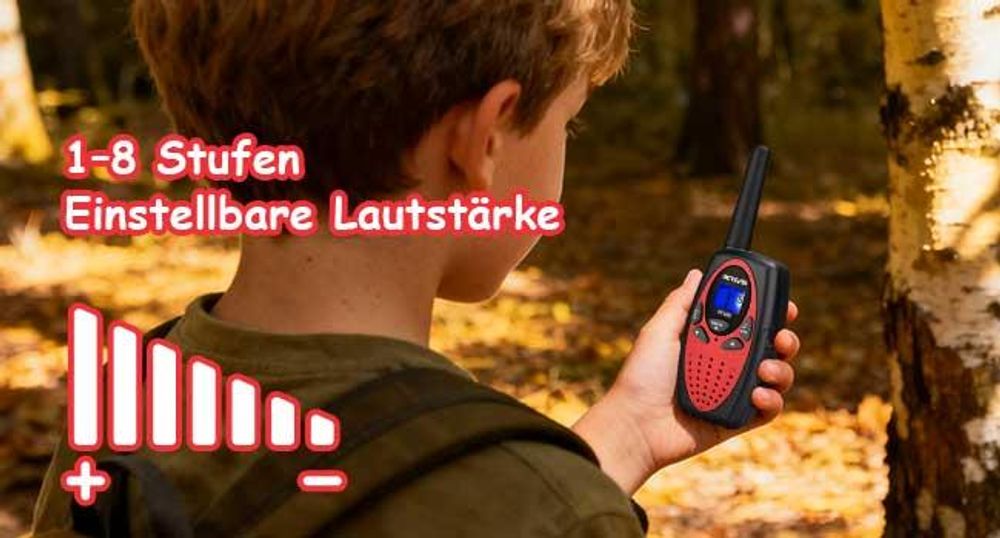 Retevis RT628 Walkie Talkie Kinder, Geschenke für Kinder, mit Taschenlampe, DCS/CTCSS, Spielzeug ab 6-12 Jahre, für Camping Familienspiel