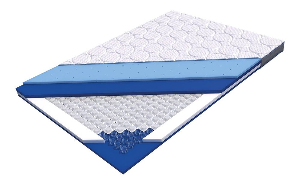 Genius eazzzy Topper Royal Hybrid Größe 200 x 200 x 11 cm Höhe 11 cm, Matratzentopper mit Gel-Memory-Schaum, Federkern-Topper Temperaturregulieren