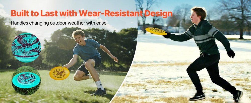 VEVOR Disc Golf Set, 8-teiliges Disc Golf Starterset, fliegende Scheiben für Anfänger für das Ganzkörper-Stärkungstraining, mit Putter, Mid-Range, Driver, PDGA genehmigt, für den Außenbereich, Garten, Rasen, Strand und Park, 8 STK