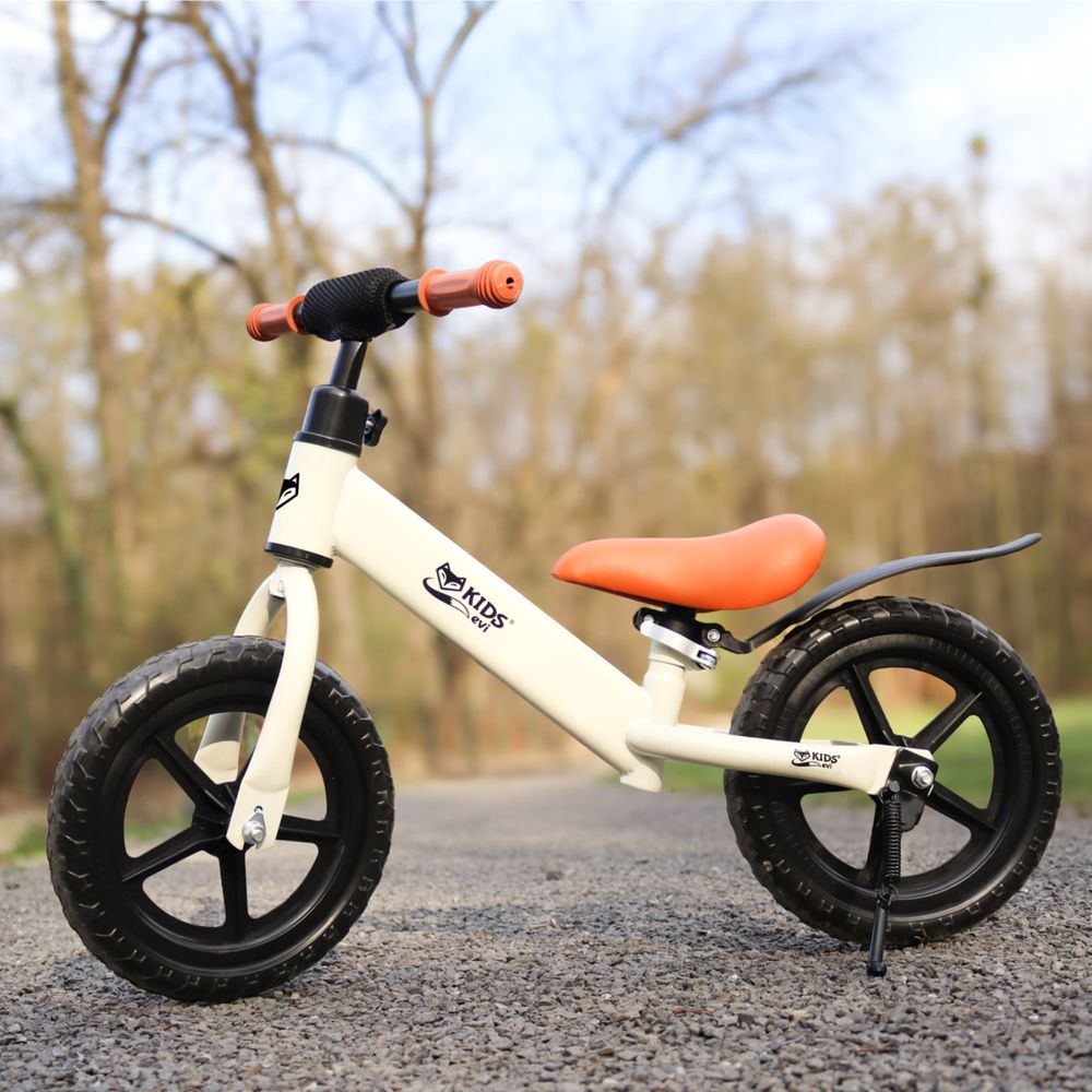 Rowerek biegowy dziecięcy EVI KIDS PREMIUM lekki i stabilny do 35kg ZESTAW
