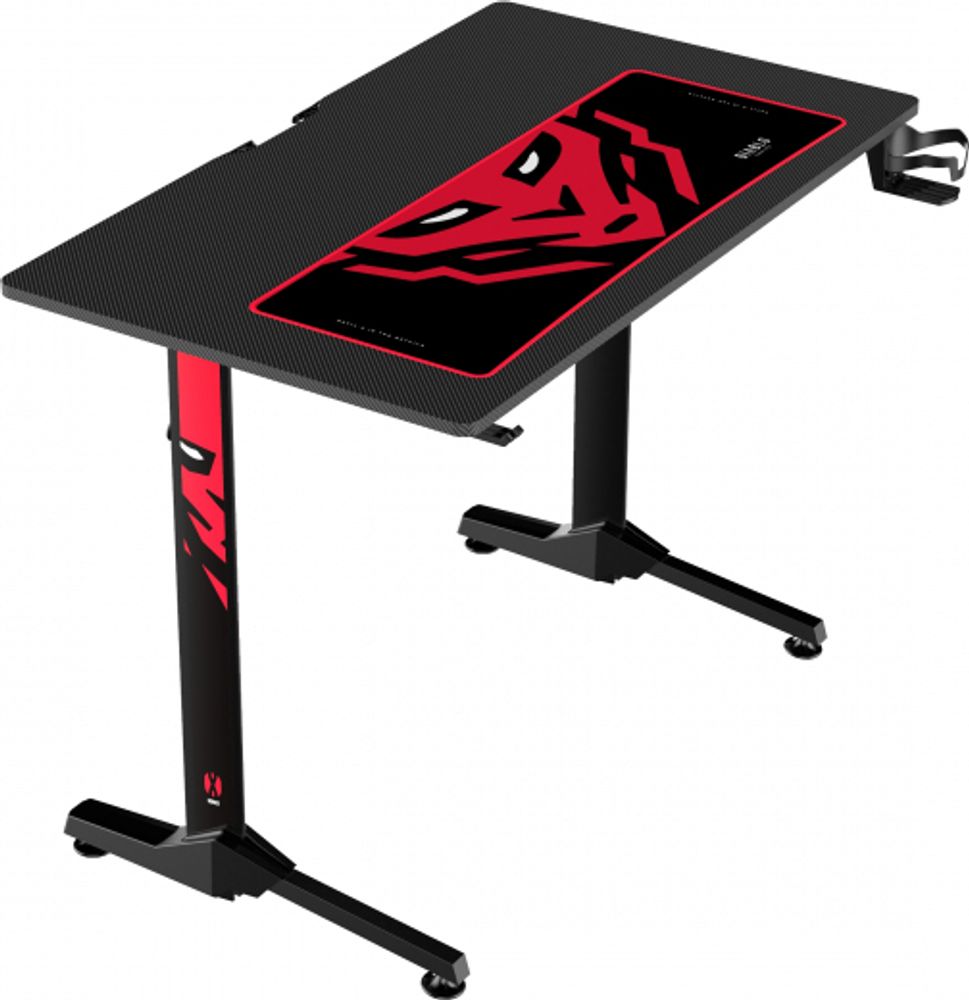 DIABLO CHAIRS X-Mate, Gerade, Rechteckige Form, Karbonfaser, Karbonfaser, Gaming, Schwarz