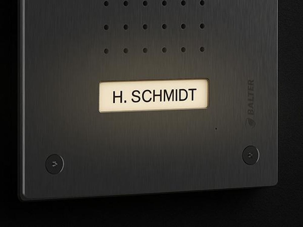 BALTER ENTRI L Unterputz Video Türsprechanlage mit Full HD Kamera und Audio Modul inkl. 2-Draht 1x 7 Zoll WiFi HD Monitor Smartphone App für 1 Familienhaus Set