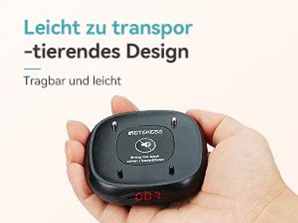Retekess TD161 Restaurant Pager System, Pager Gastronomie, 500m, Leicht Einzurichten, Ausschalten mit Einem klick, für Hotels, Snacks, Bar (40 Pager)