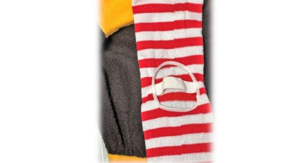 Der kleine Rabe Socke - Kinderkostüm 2-tlg. (104)