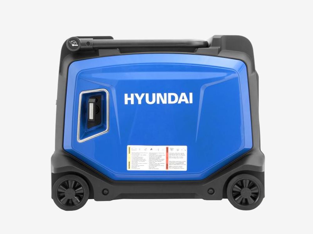 HYUNDAI Inverter Stromerzeuger HY3501SEi 3,8 kW Benzin Generator mit E-Start, 3,5 kW Dauerleistung, 2x 230V, USB, 12V, Notstromaggregat Camping