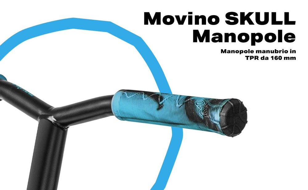 Monopattino da stunt MOVINO GLIDE Skatepark leggero 3,3 kg ABEC-9 IHC