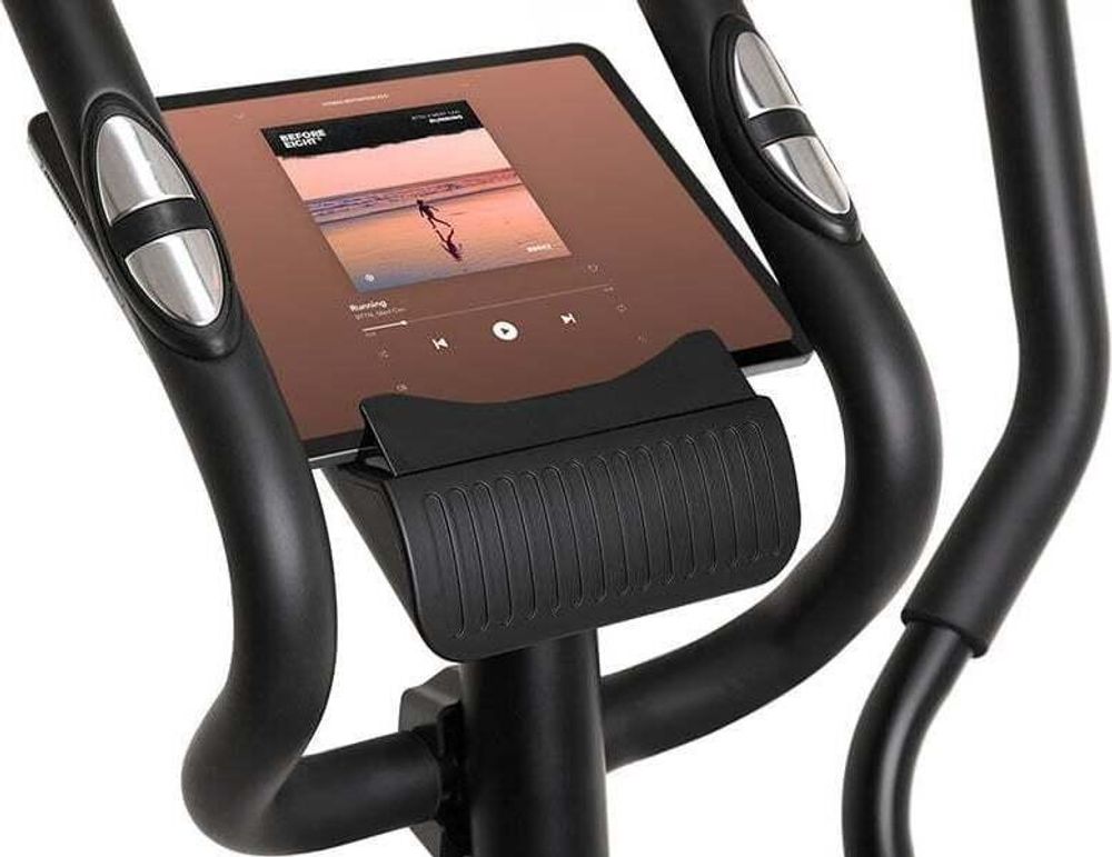 Zipro Crosstrainer Burn Gold – Vélo elliptique magnétique pour la maison Édition Design Vélo d'appartement silencieux Compact avec mesure du pouls et support pour tablette