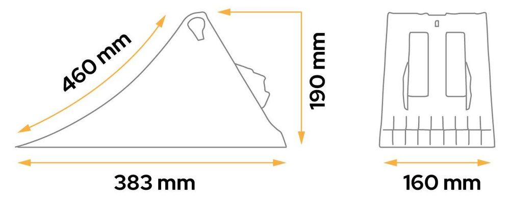 LOKHEN Unterlegkeil G46 190 mm für Lkw, Anhänger und Wohnmobile