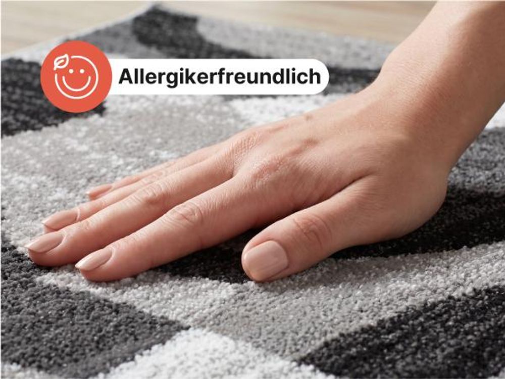 Tapiso Teppich MAYA Modern Schwarz Grau Schlafzimmer 300 x 400 cm